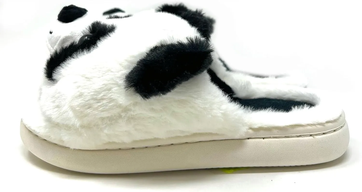 ooohyeah Women’s Fuzzy Funny Animal Slides, Cute Non-Slip House Slippers for Women