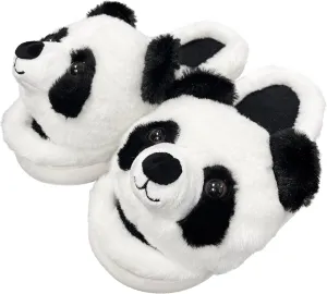 ooohyeah Women’s Fuzzy Funny Animal Slides, Cute Non-Slip House Slippers for Women