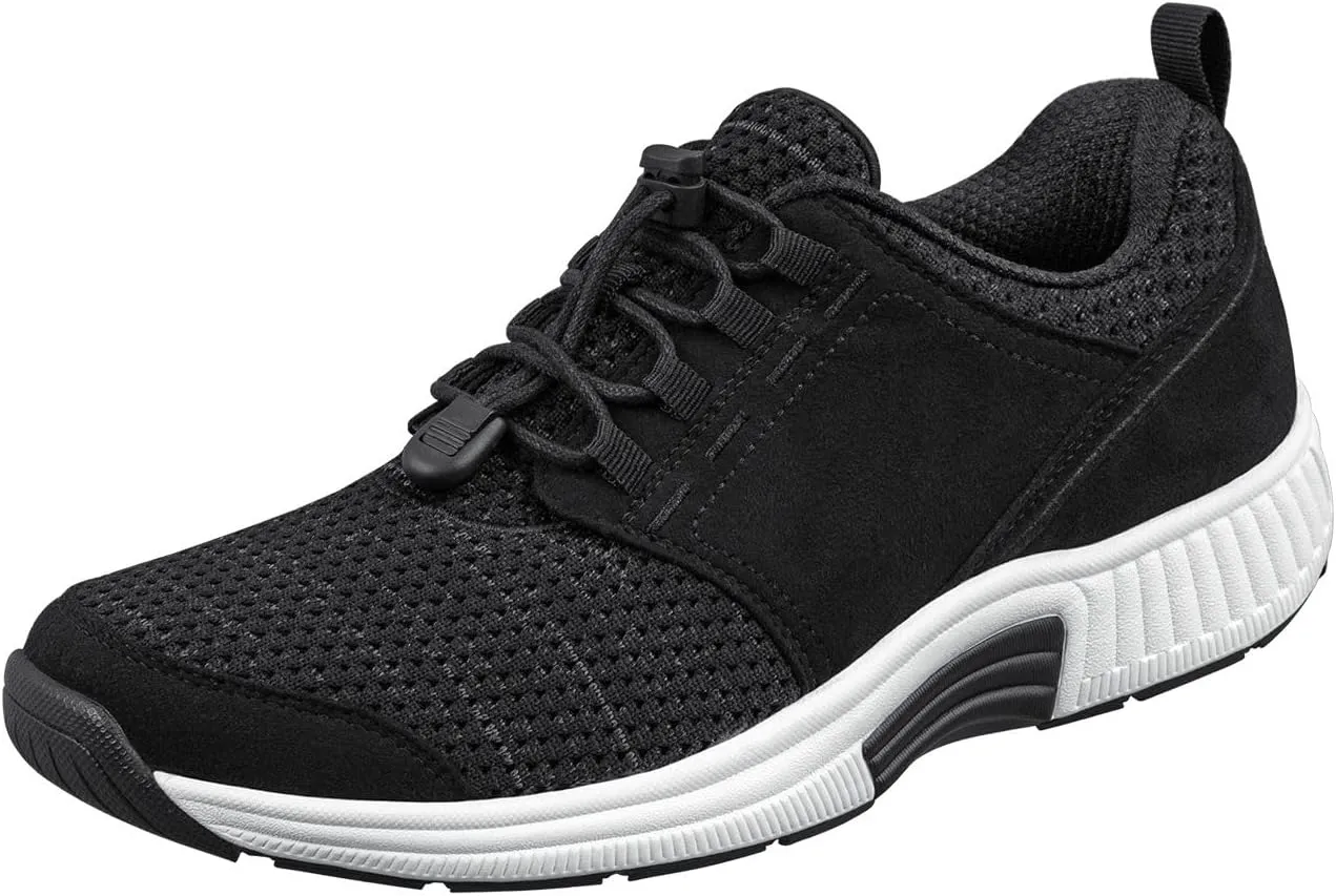 Orthofeet Women's Orthopedic Knit Francis No-Tie Sneakers