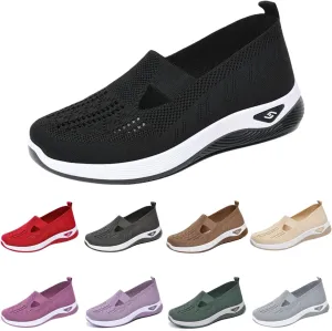 Orthopedic Shoes for Women Woven Orthopedic Breathable Soft Shoes Comfort Wear Orthowear Shoe Mesh Walking Sneakers