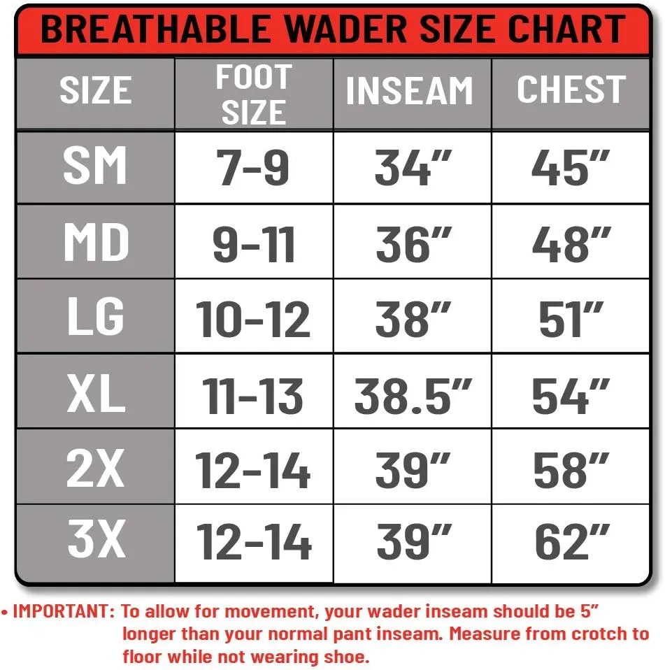 Paramount Outdoors Stonefly Breathable Stockingfoot Chest Fishing Wader