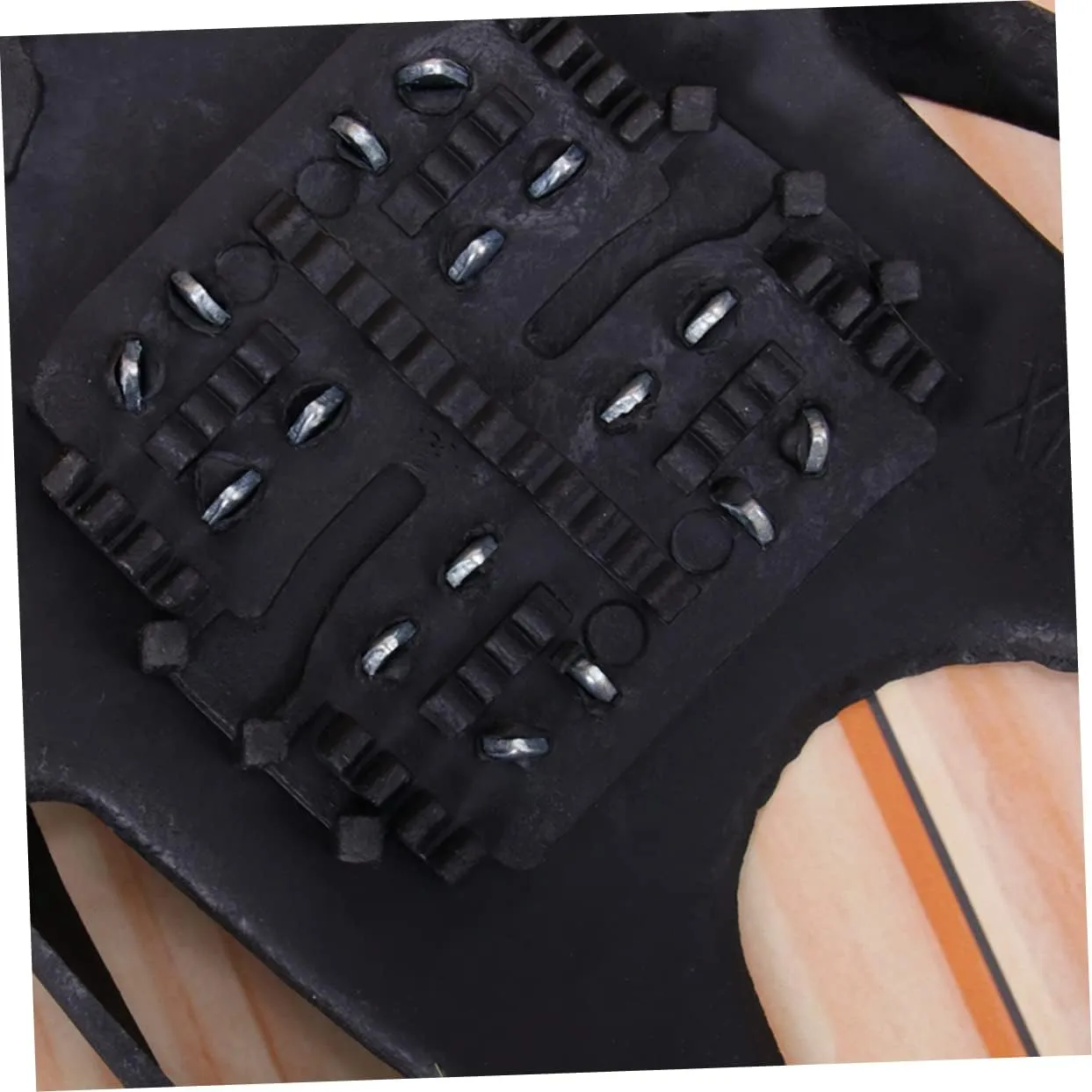 PartyKindom Anti-Slip Shoe Cover Climbing Shoe Grip Shoe Grips Bottom of Shoes Snow Cleats for Shoes Shoe Chains for