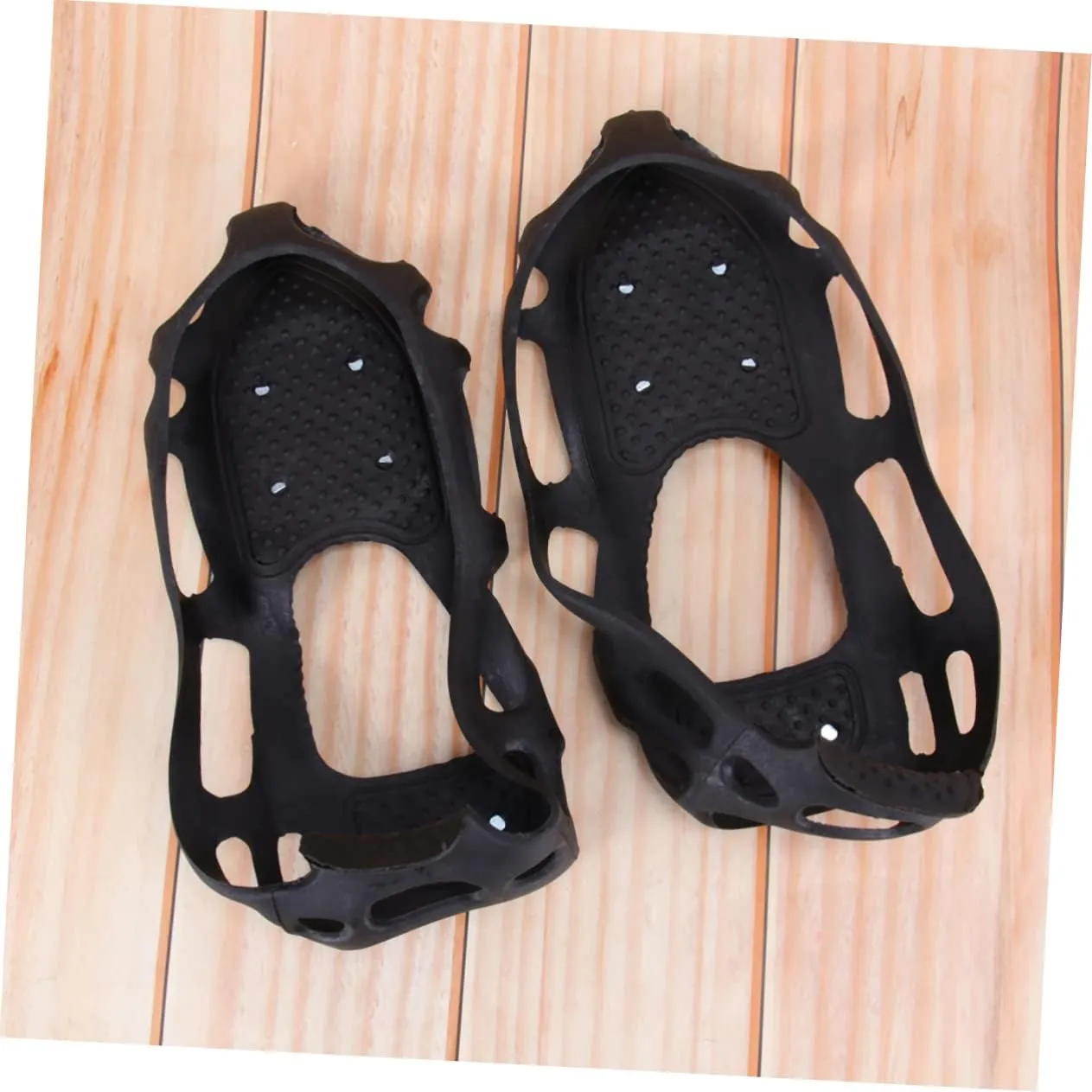 PartyKindom Anti-Slip Shoe Cover Climbing Shoe Grip Shoe Grips Bottom of Shoes Snow Cleats for Shoes Shoe Chains for