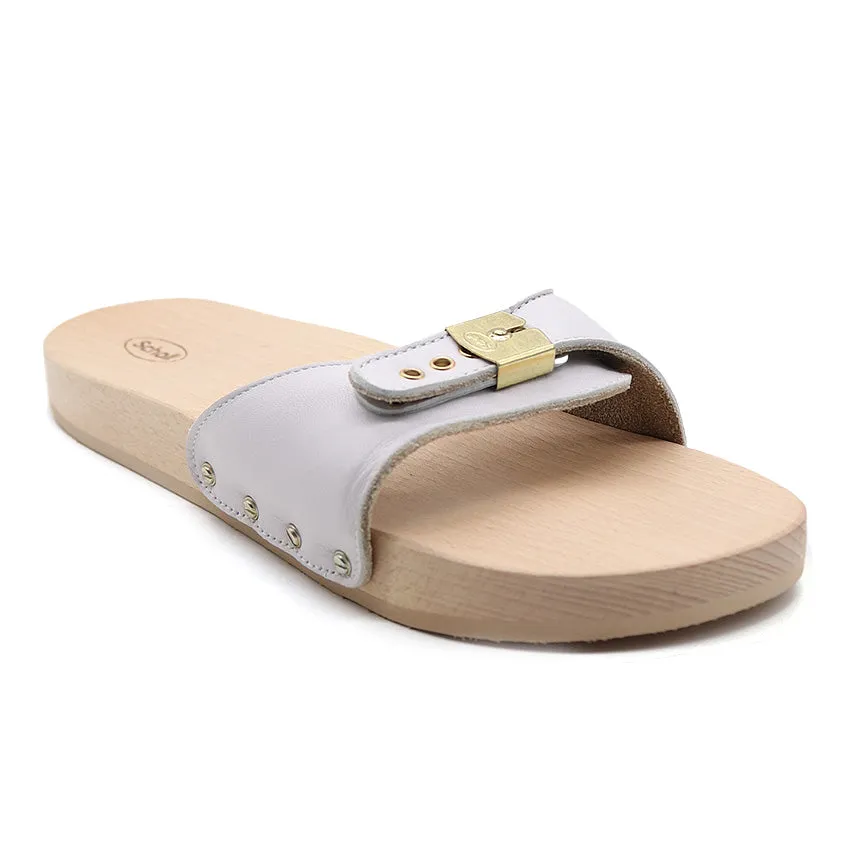 Pescura Flat Women's Casual Sandals - White