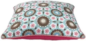 Pip Studio Home 24-Inch by 24-Inch Pip Tiles Cushion Cover, Blue