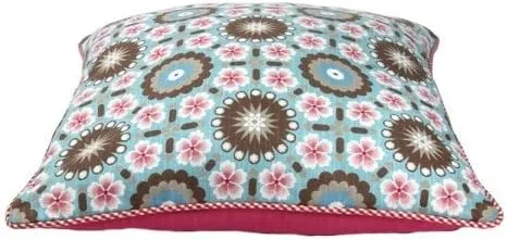 Pip Studio Home 24-Inch by 24-Inch Pip Tiles Cushion Cover, Blue