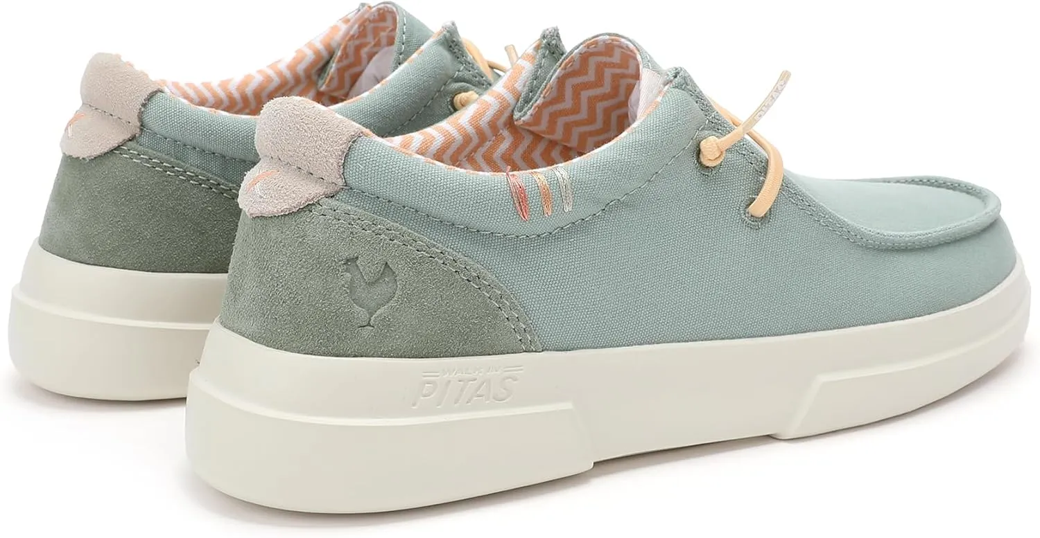 PITAS Sirmione Loafers for Women | Comfortable Casual Shoes | Women’s Ultralight Slip-On Shoes | Green