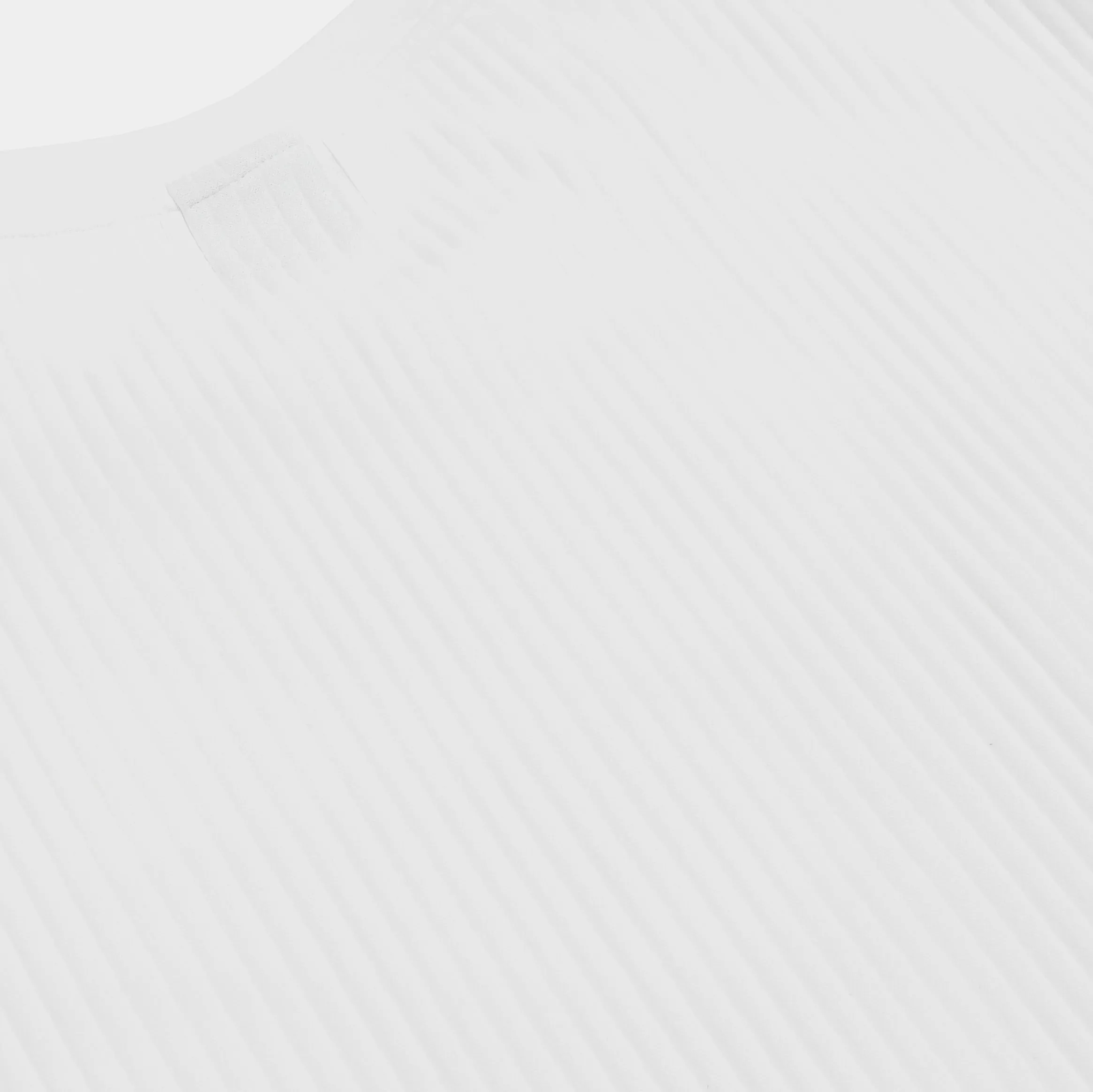 Pleated Woven Mens Short Sleeve Shirt (White)