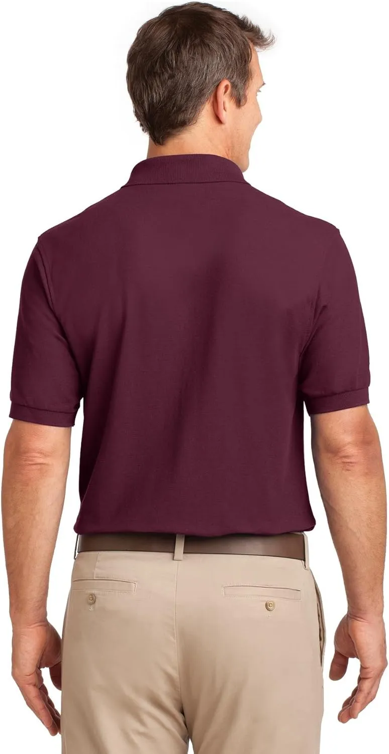 Port Authority K500LSP L-Sleeve Silk Touch Polo with Pocket