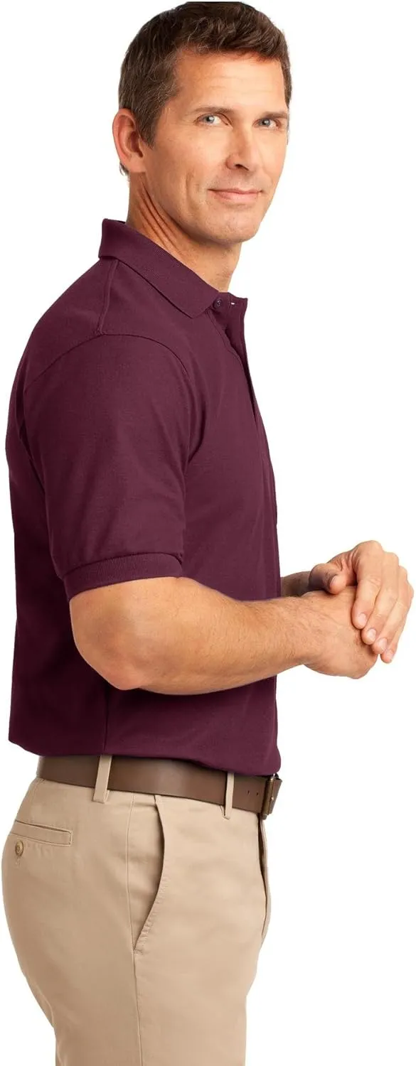 Port Authority K500LSP L-Sleeve Silk Touch Polo with Pocket