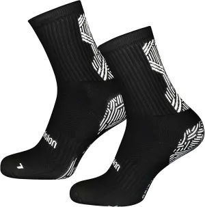 Precision Origin.0 Cushioned Sport Grip Socks (1 Pair) Black - UK 9-12