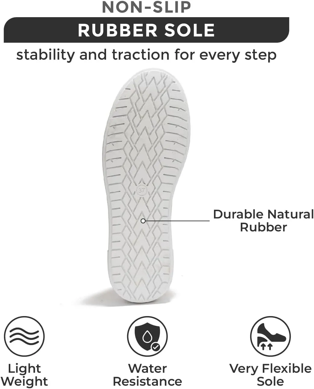 Project Cloud Platform Sneakers for Women - Leather Insole Loafers for Women with Memory Foam - Casual Slip On Womens Loafers with Flexible Outsole (Aster)