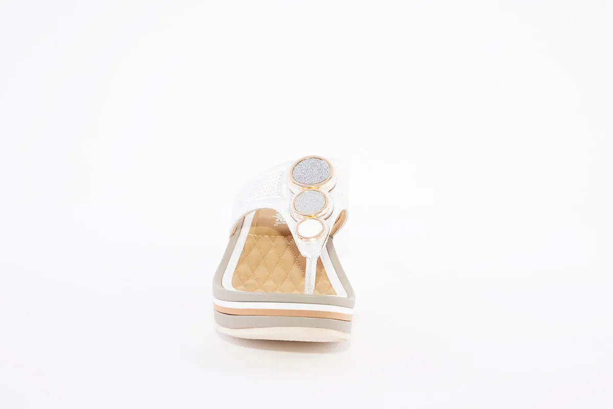 PROPET - WW1530 FASHION TOE-POST MULE - SILVER