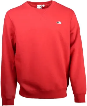 PUMA Mens Suede Crew Neck Sweatshirt Casual - Red - Size S