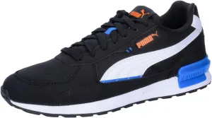 PUMA Unisex Graviton Track & Field Shoe, Puma Black PUMA White PUMA Team Royal Rickie Orange, 8.5