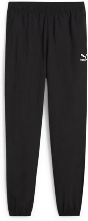 PUMA Womens Classics Relaxed Small Logo Sweatpants Casual - Black - Size L