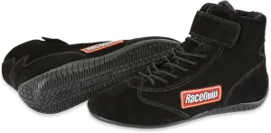 RaceQuipRQP 30300100RQP 303 Driving Shoes Mid-Top SFI 3.3/5 Black Size 10