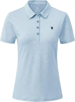 Rdruko Women's Golf Polo Shirts Short Sleeve Dry Fit Moisture Wicking Tennis Sports Casual Collared T Shirts