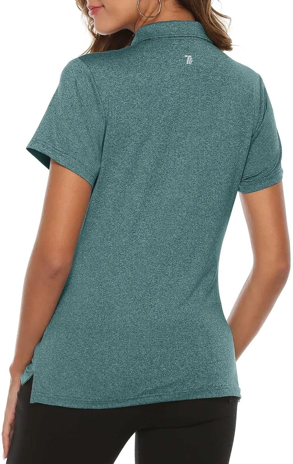 Rdruko Women's Golf Polo Shirts Short Sleeve Dry Fit Moisture Wicking Tennis Sports Casual Collared T Shirts