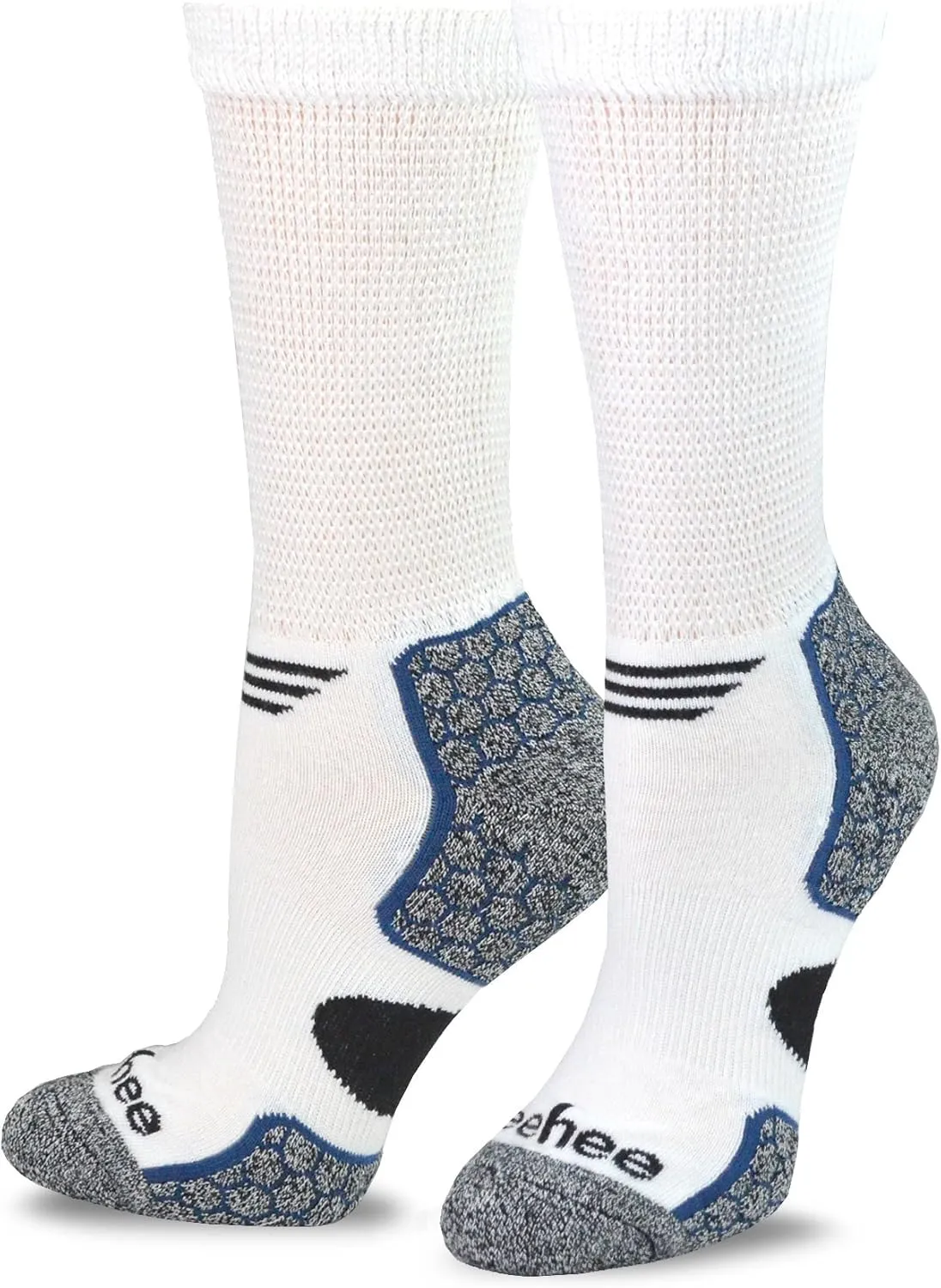 Relaxed Binding Lose Top Viscose Bamboo Diabetic Socks for Adult Women Men Multipairs Solid and Colorful