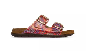 'Rodigo-D' women's sandal - Red mix