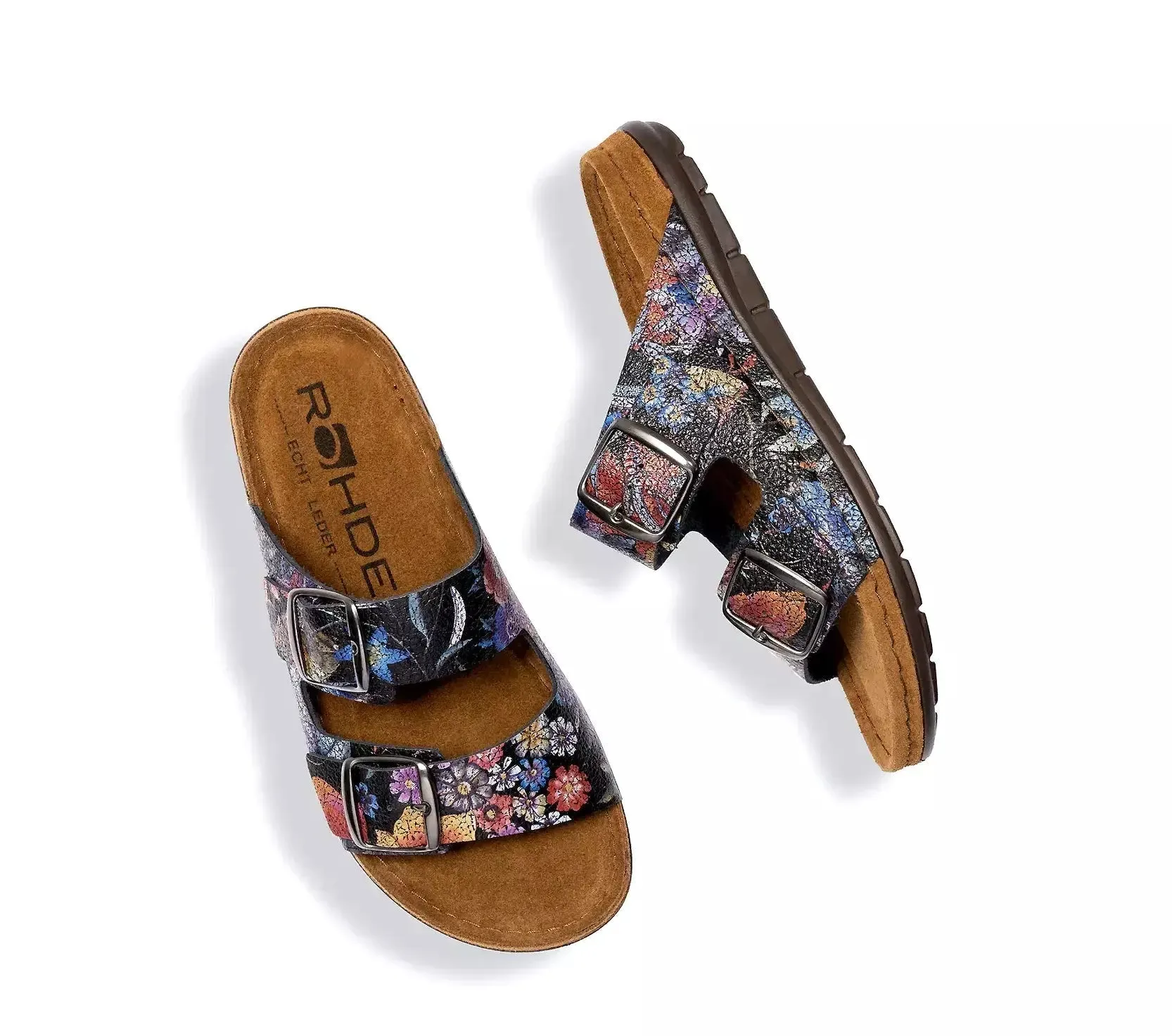 'Rodigo-D' women's slide sandal - multicolour