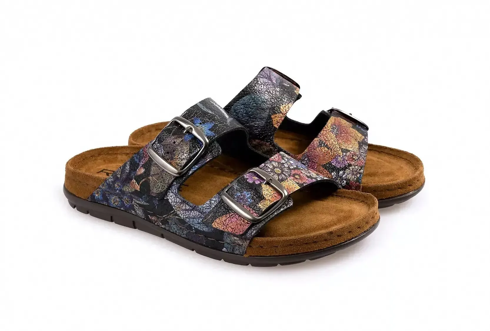 'Rodigo-D' women's slide sandal - multicolour