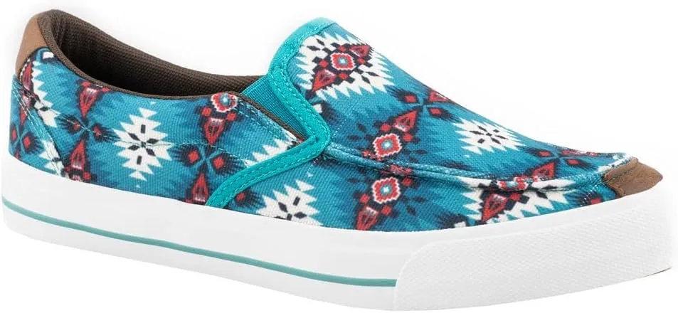 ROPER Womens Angel Fire Slip On Sneakers Shoes Casual - Blue