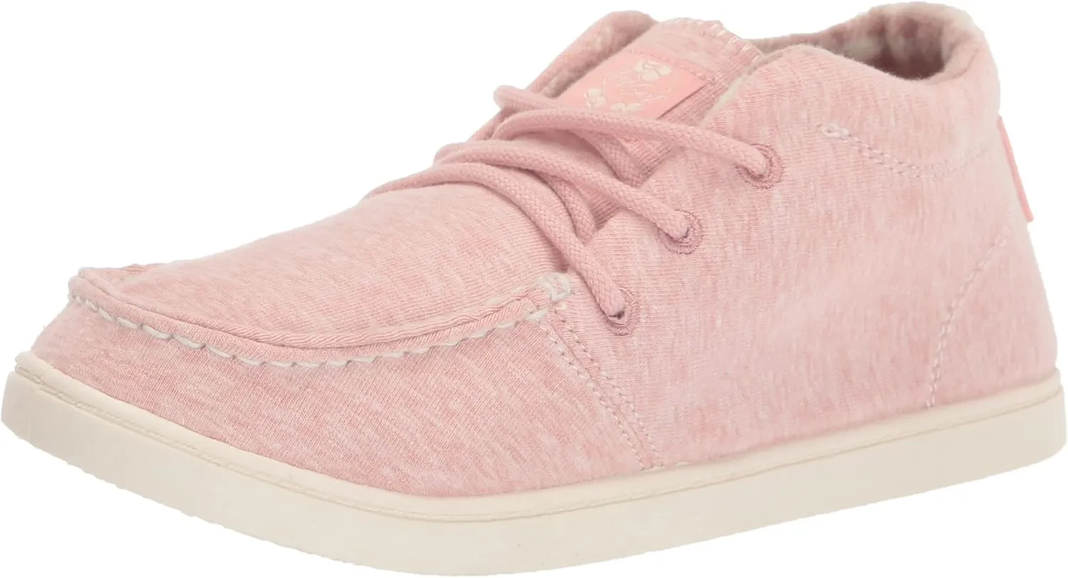 Roxy Women's Minnow Mid Top Slip on Sneaker Shoe