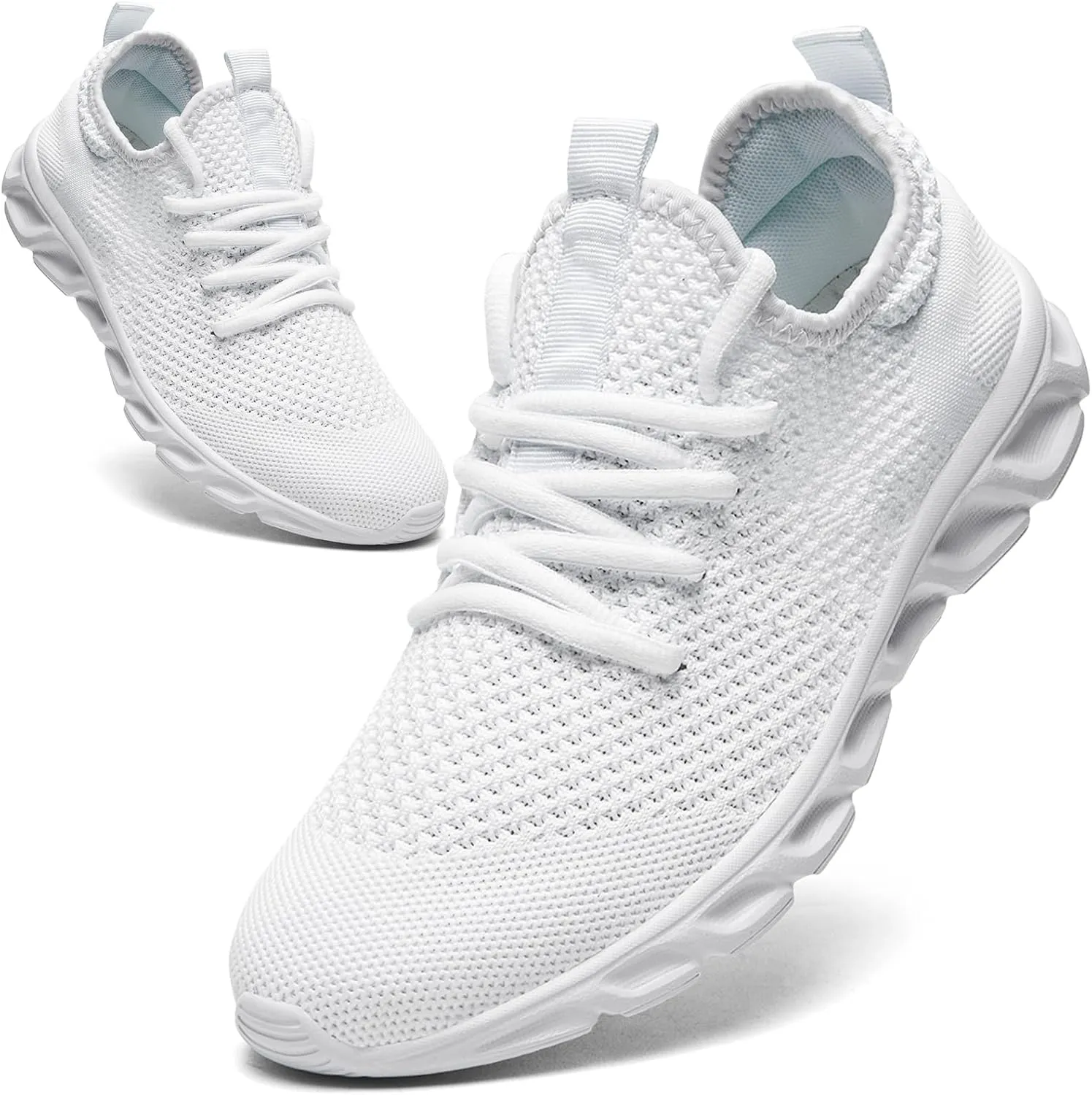 Running Womens Shoes Fashion Walking Sports Gym Tennis Breathable Slip on Ladies Non Slip Lightweight Jogging Sneakers