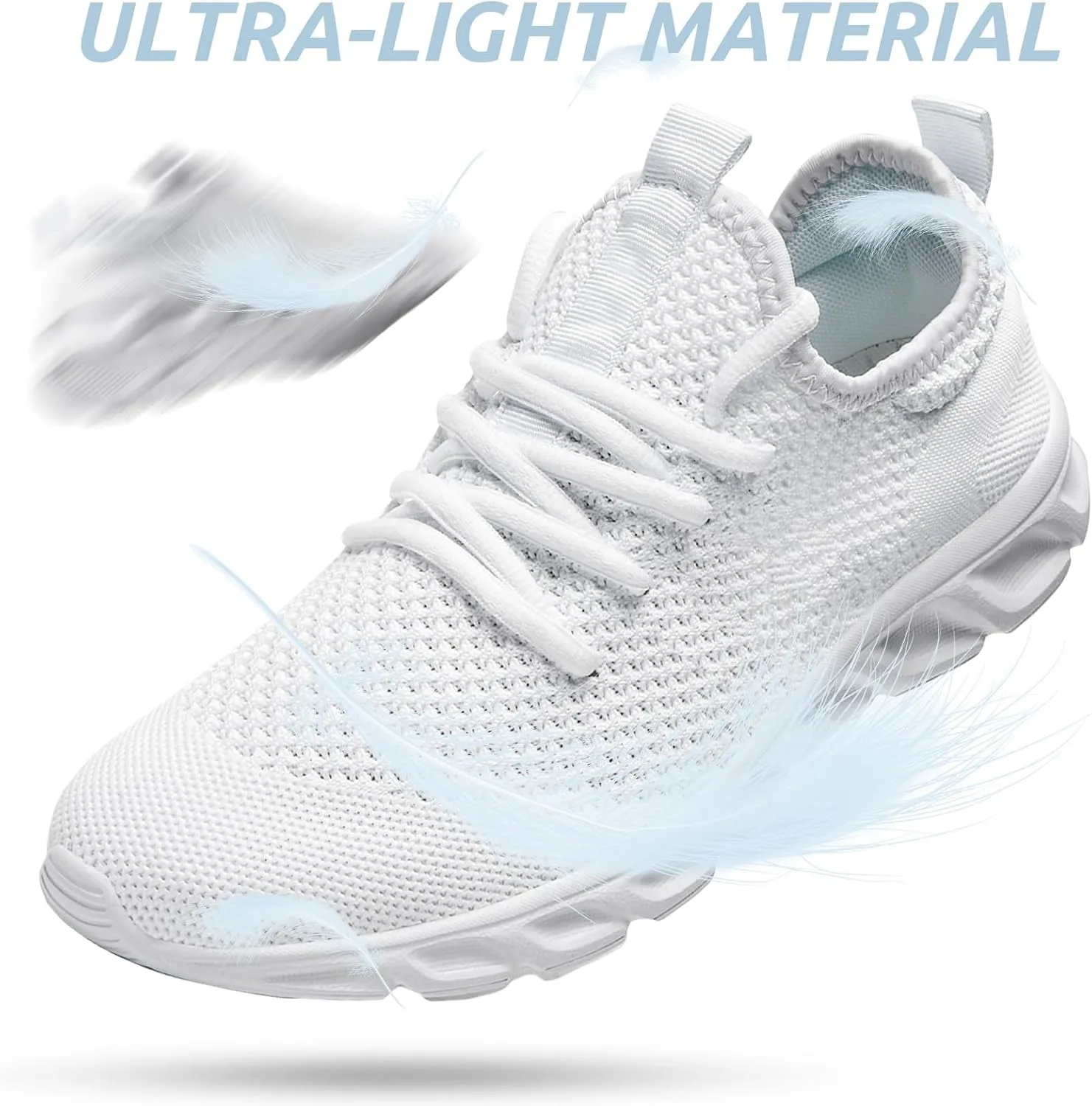 Running Womens Shoes Fashion Walking Sports Gym Tennis Breathable Slip on Ladies Non Slip Lightweight Jogging Sneakers