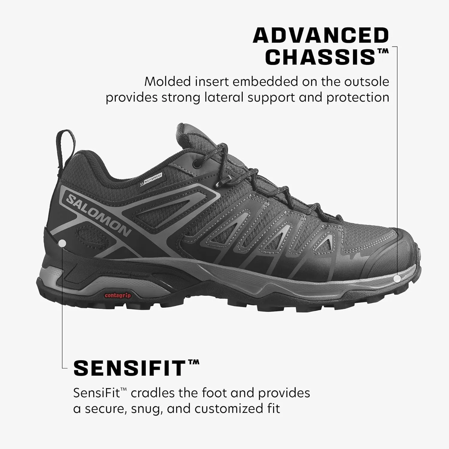Salomon Men's X Ultra Pioneer Climasalomon Waterproof Trail Running Shoe