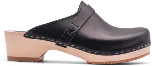 Sandgrens Handmade Swedish Wood Clogs for Men, Low Heel Mule | Malmö
