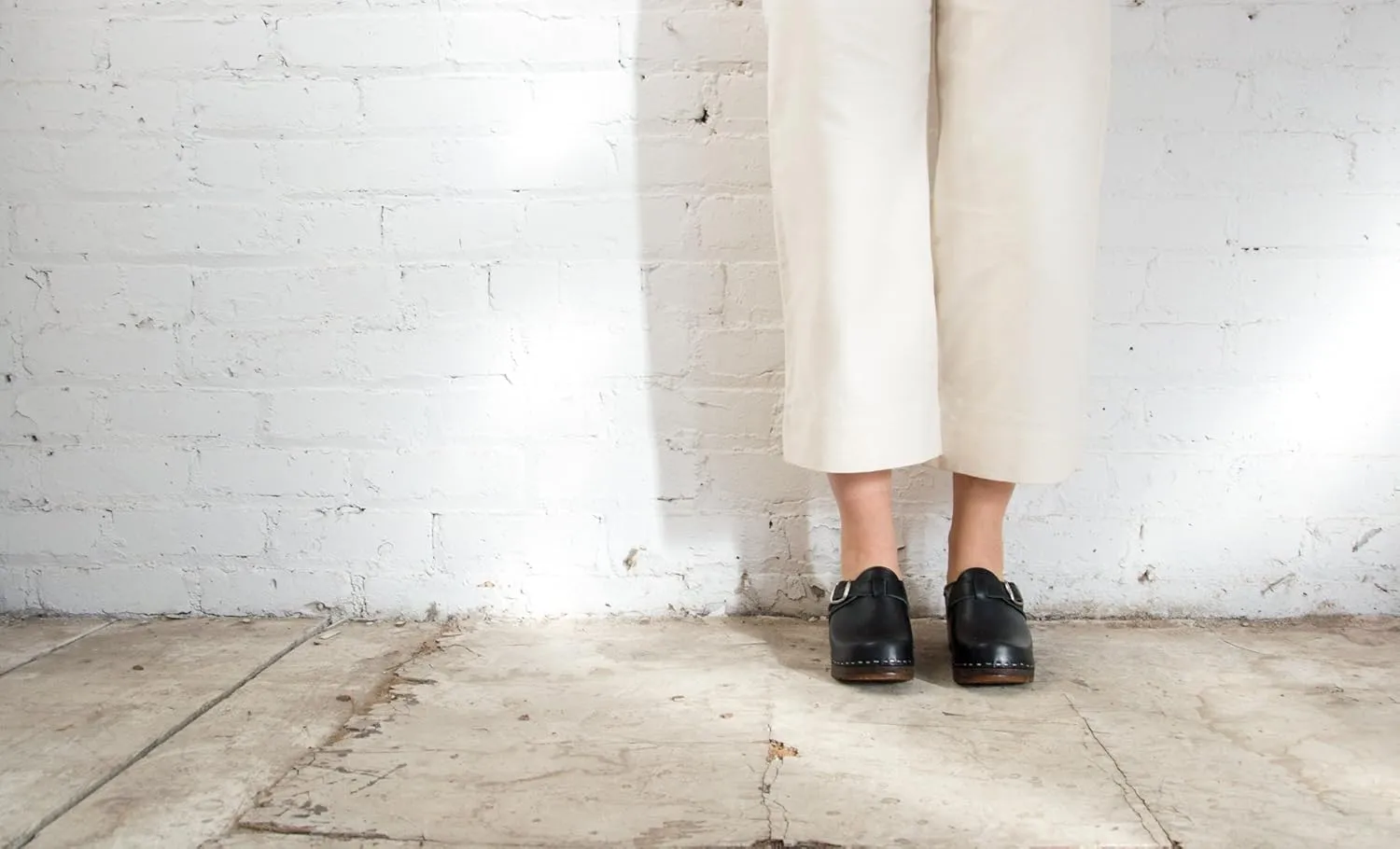 Sandgrens Handmade Swedish Wood Clogs for Women, High Heel Mule | Nashville