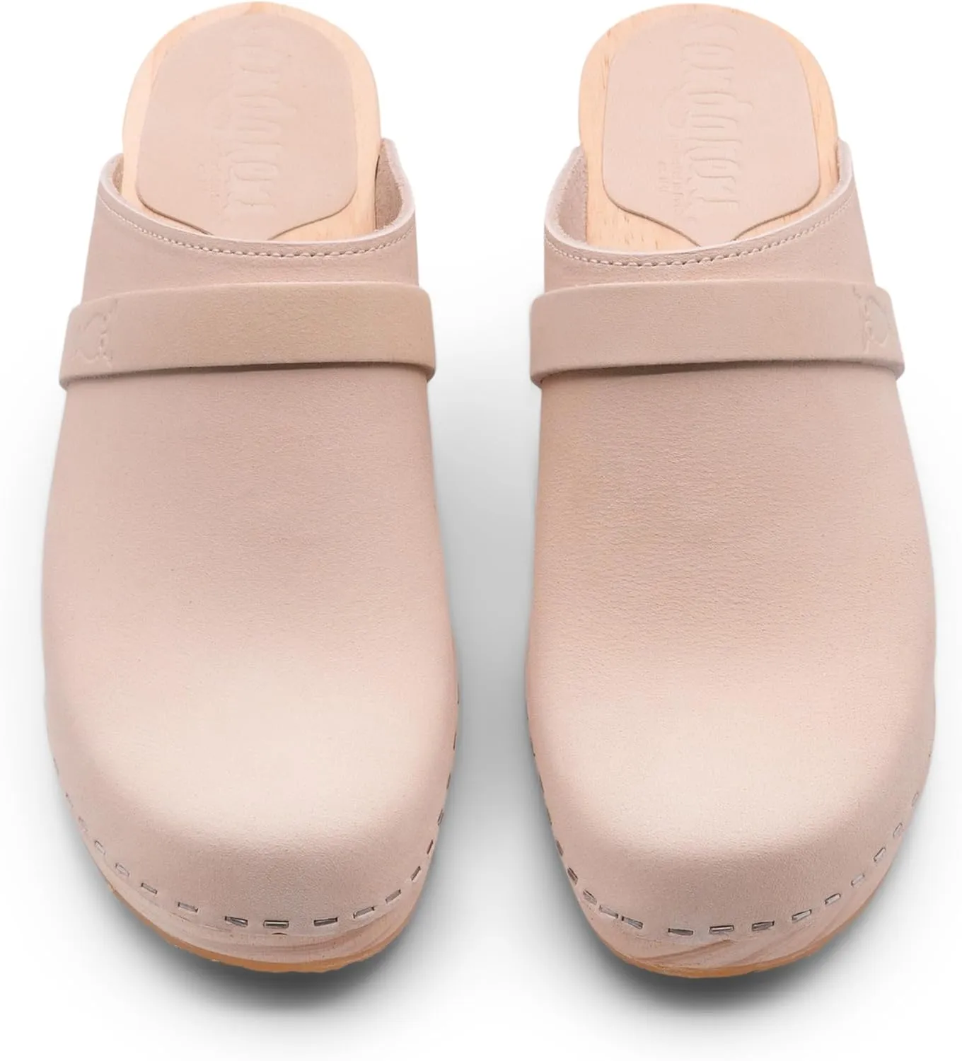Sandgrens Handmade Swedish Wood Clogs for Women, High Rise Mule | Maya
