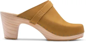 Sandgrens Handmade Swedish Wood Clogs for Women, High Rise Mule | Maya
