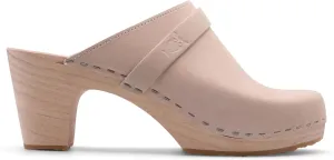 Sandgrens Handmade Swedish Wood Clogs for Women, High Rise Mule | Maya