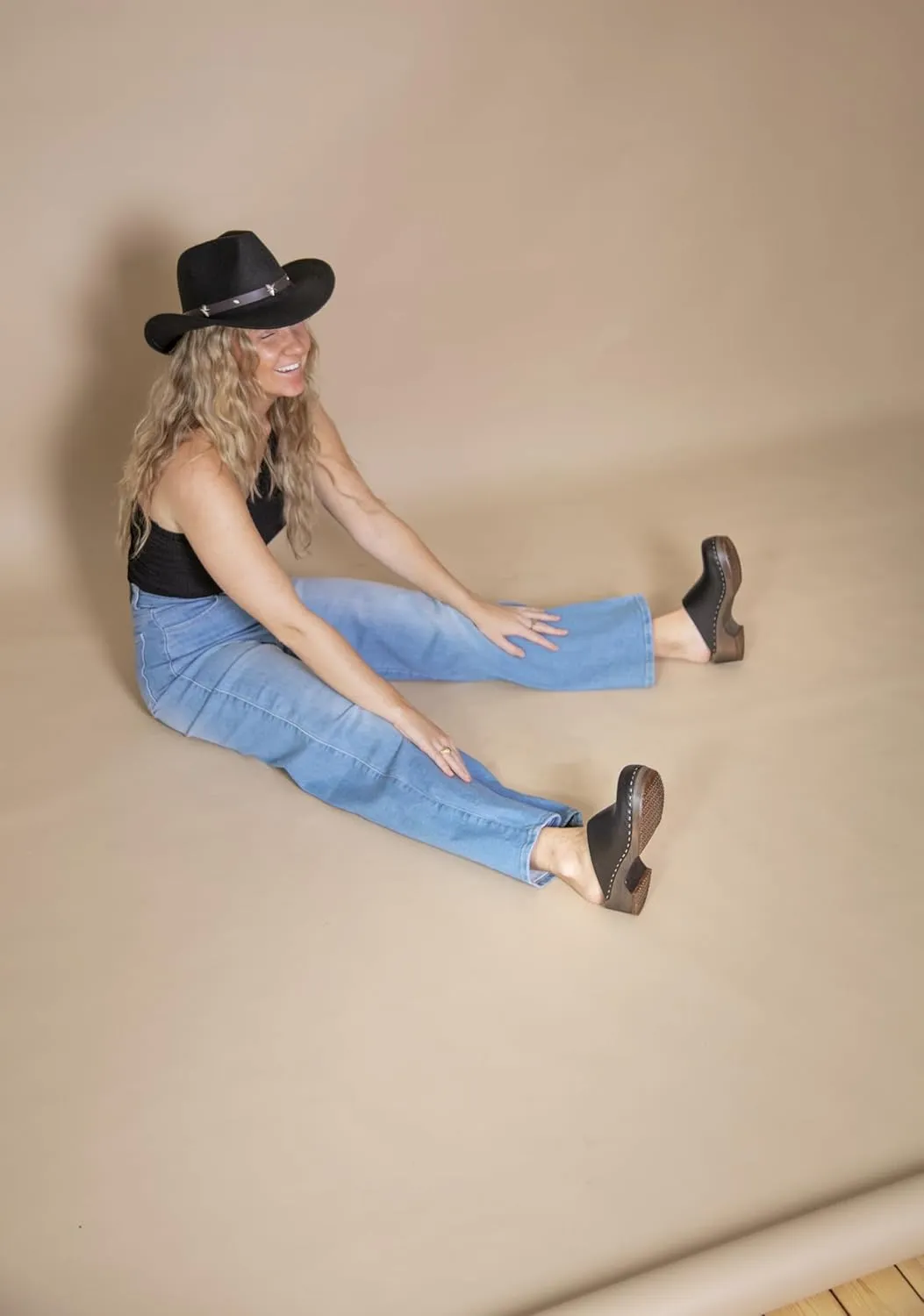 Sandgrens Handmade Swedish Wood Clogs for Women, Low Heel Mule | Austin