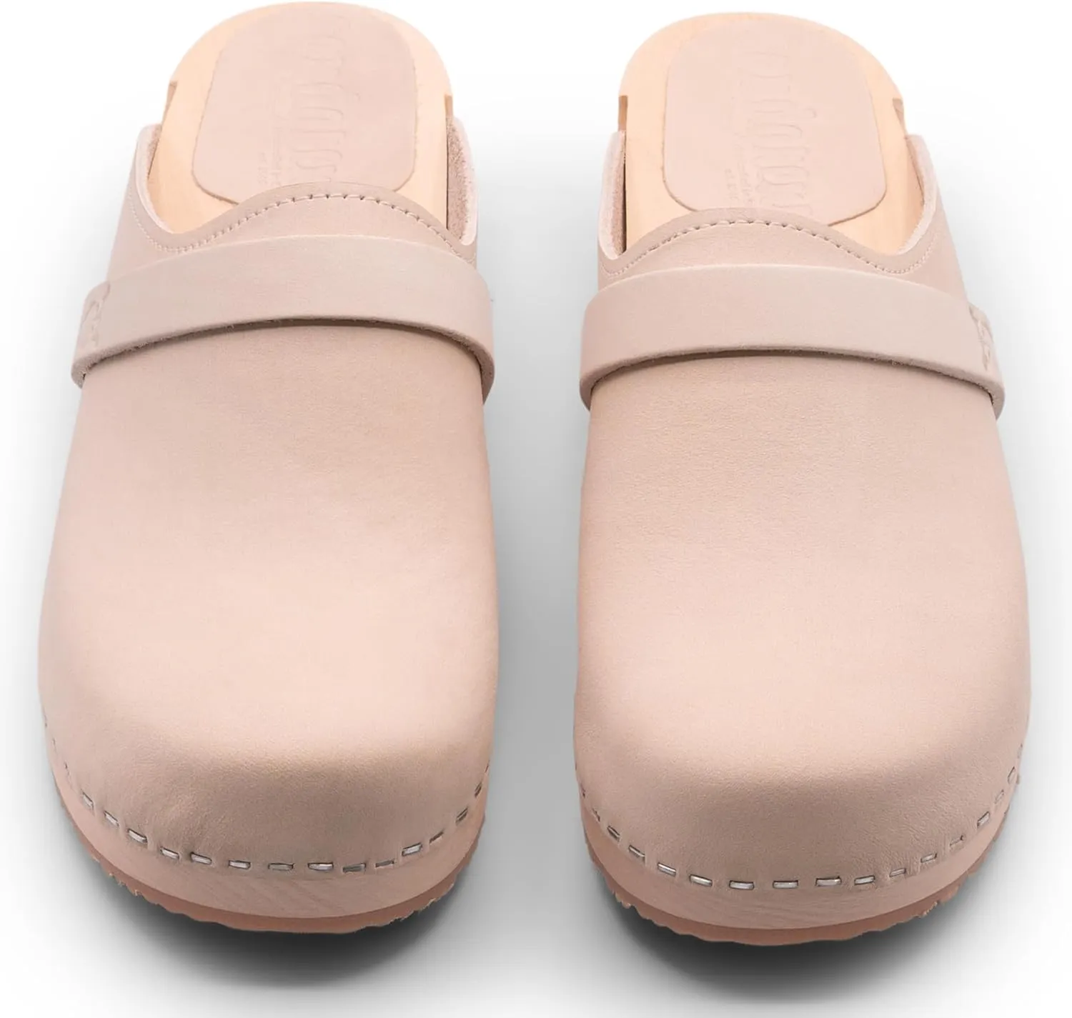 Sandgrens Handmade Swedish Wood Clogs for Women, Low Heel Mule | Tokyo