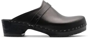 Sandgrens Handmade Swedish Wood Clogs for Women, Low Heel Mule | Tokyo