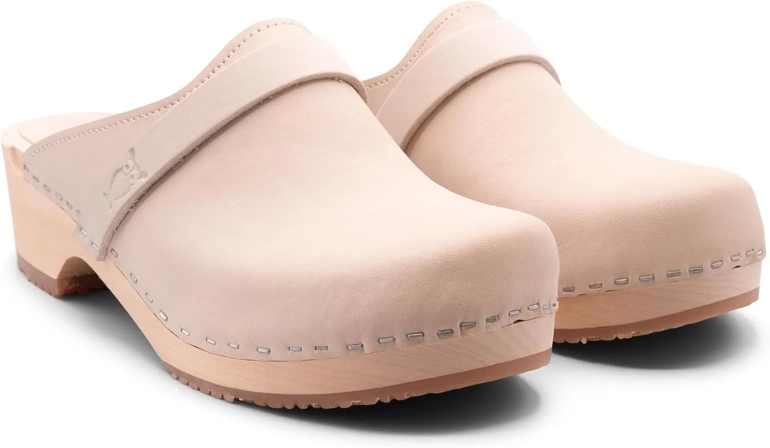 Sandgrens Handmade Swedish Wood Clogs for Women, Low Heel Mule | Tokyo