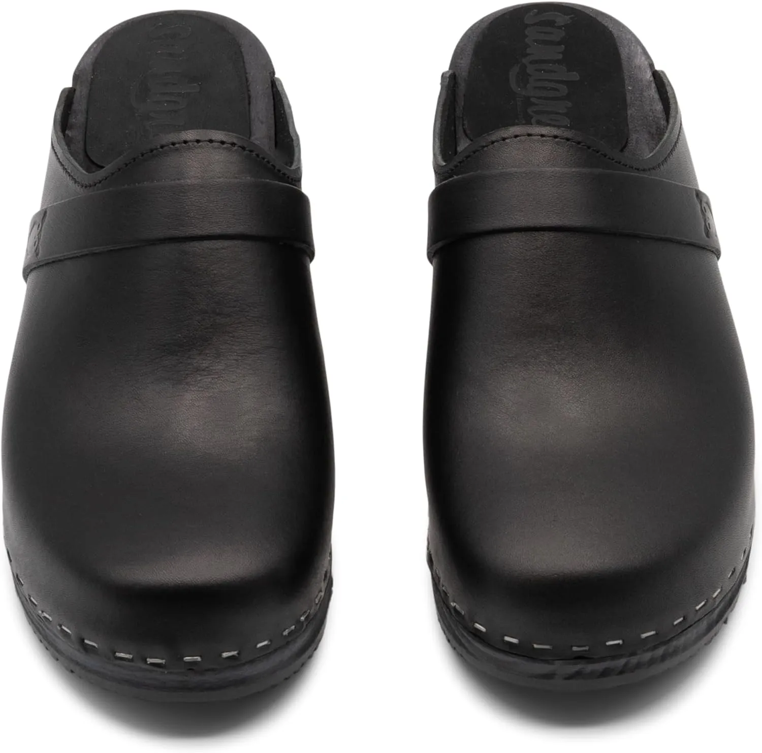 Sandgrens Handmade Swedish Wood Clogs for Women, Low Heel Mule | Tokyo