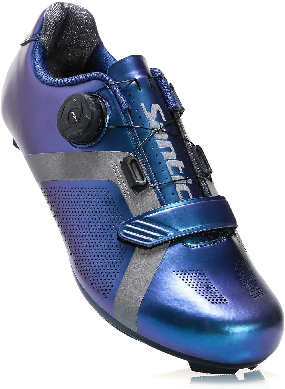 Santic Unisex Cycling Shoes Bike Shoes Indoor Cycling Shoe Suitable for Look Delta & Peleton