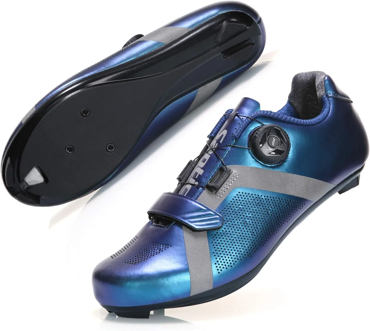 Santic Unisex Cycling Shoes Bike Shoes Indoor Cycling Shoe Suitable for Look Delta & Peleton