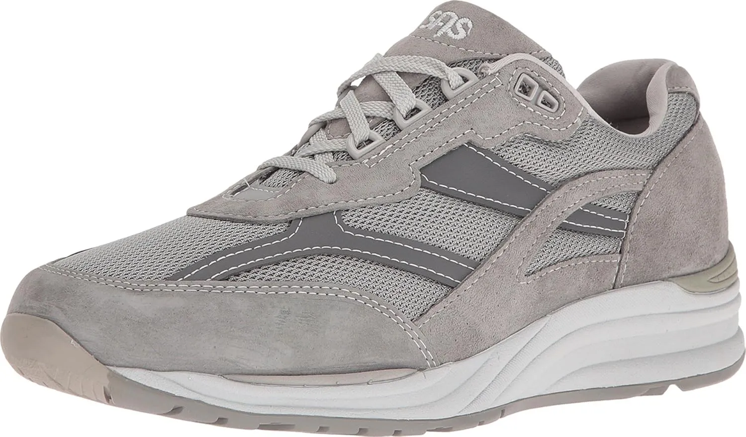 SAS Journey Mesh Comfort Walking Sneaker Gray 8 M (M) (D)