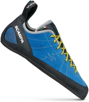 SCARPA Men's Helix Lace Rock Climbing Shoes for Trad and Sport Climbing - Hyper Blue - 7.5-8