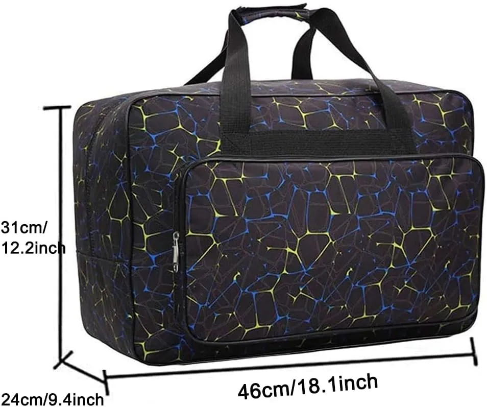 Sewing Machine Carrying Case Tote Bag, Nylon Carry Bag, Padded Storage Cover Carrying Case with Pockets and Handles, Suitable for Most Standard Singer, Brother, Janome