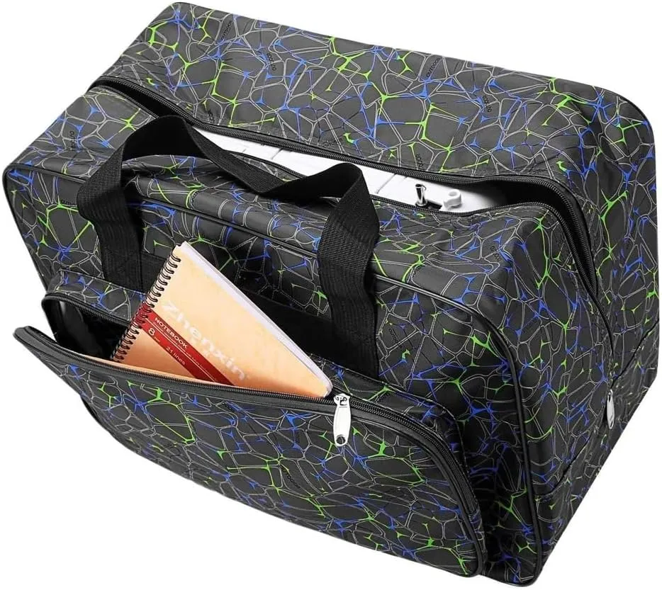 Sewing Machine Carrying Case Tote Bag, Nylon Carry Bag, Padded Storage Cover Carrying Case with Pockets and Handles, Suitable for Most Standard Singer, Brother, Janome