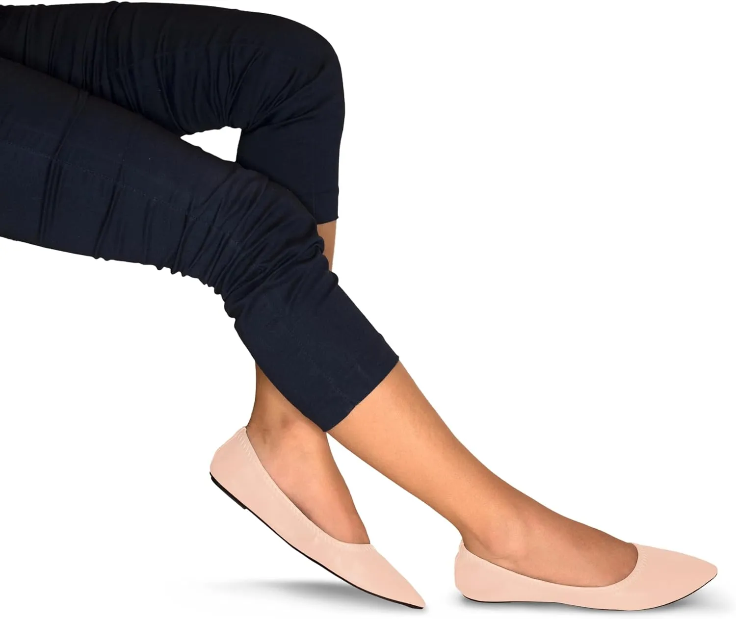 Silky Toes Womens Foldable Flat Ballet Shoes Casual Business Flats for Women