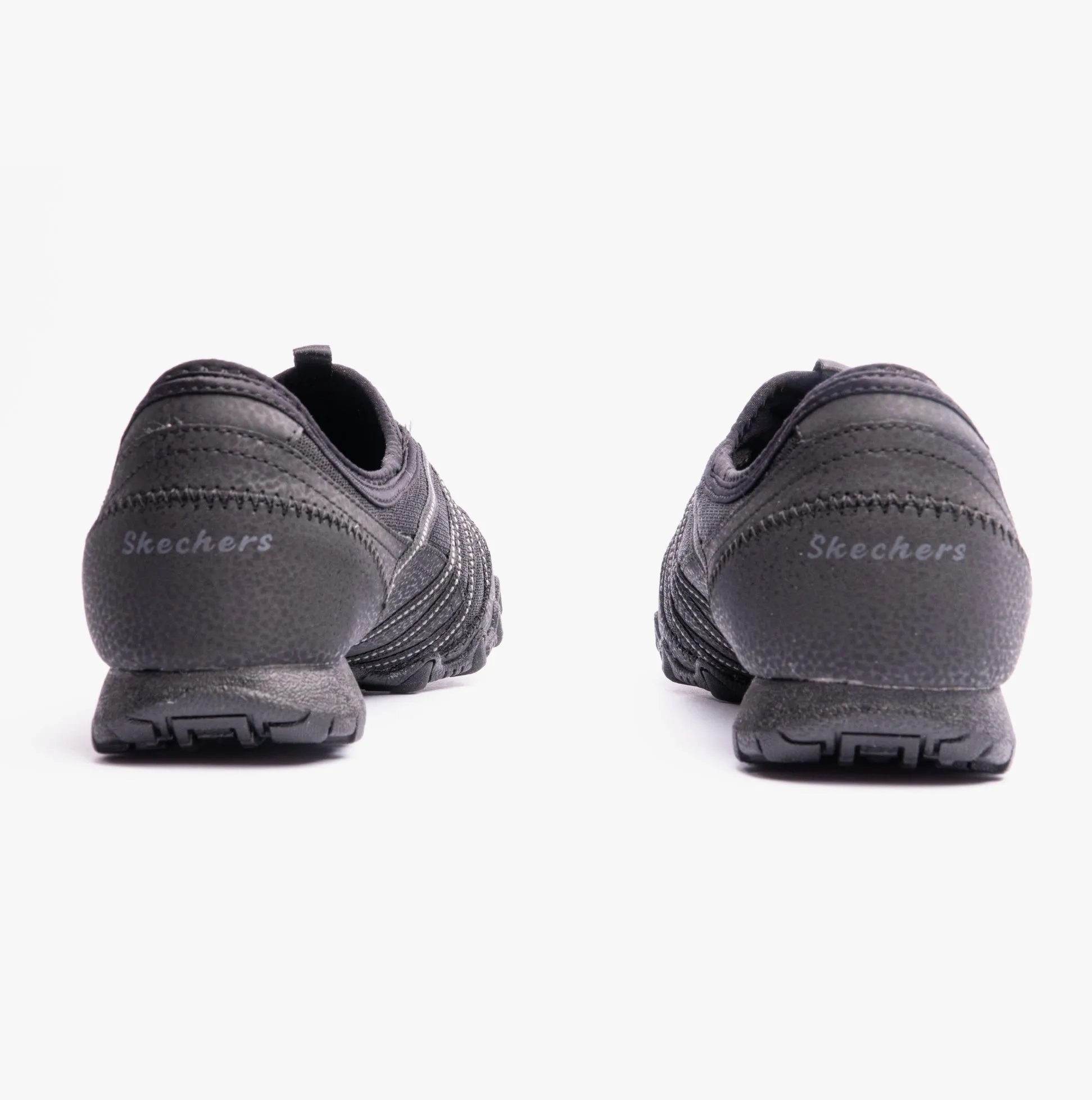 Skechers 100560/BLK RELAXED FIT: BIKERS LITE - RELIVE Womens Trainers Black
